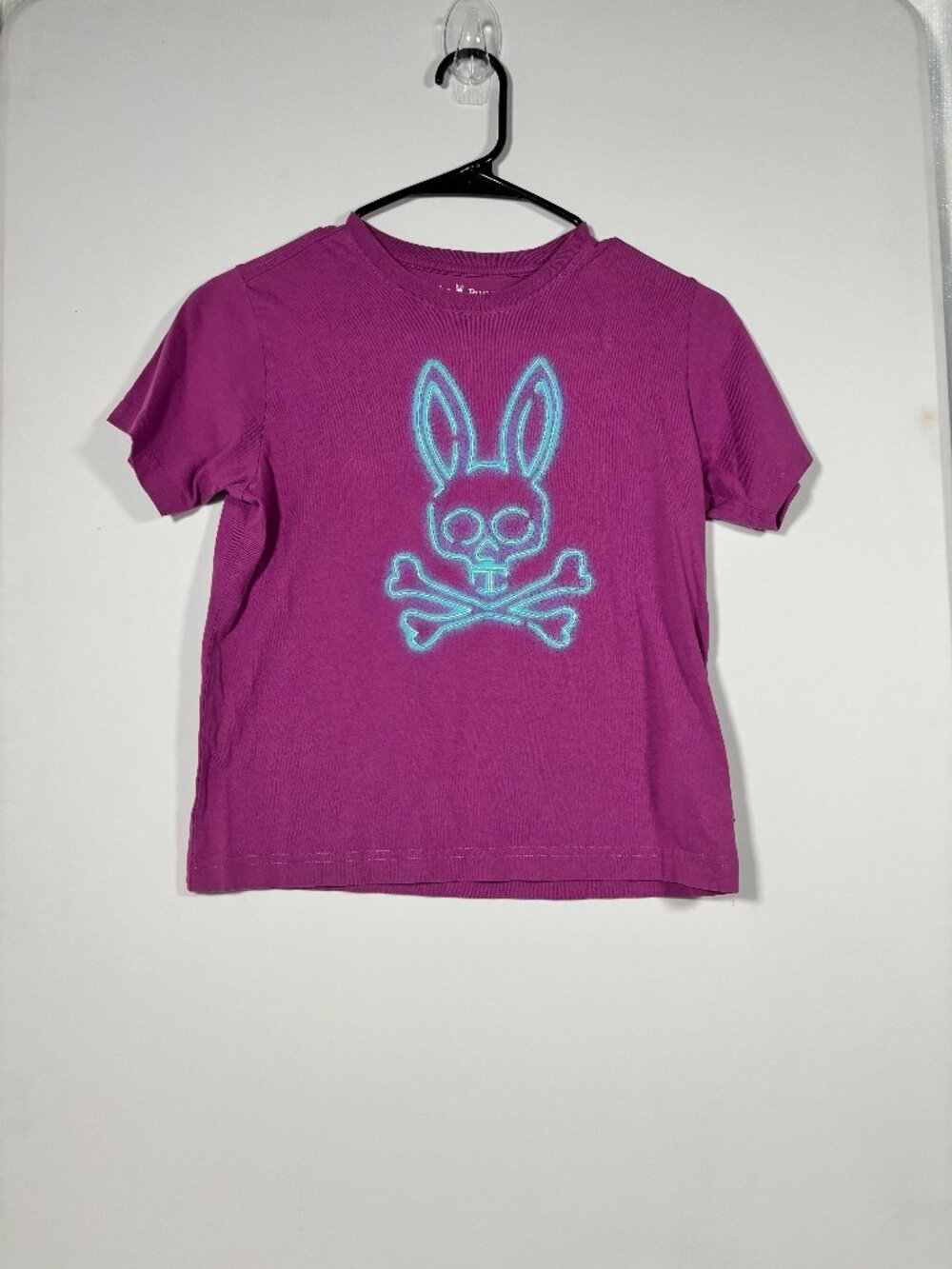 Psycho Bunny Boys Adler Graphic Tee Crocus Purple Size M 10-12